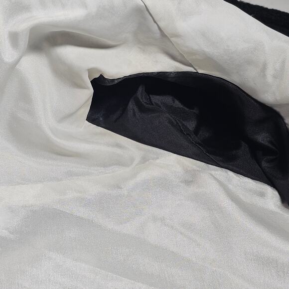 Kate Spade Black Evening Jacket D214 Black /Multi Trim Holiday Collarless Sz 12 - Picture 11 of 16